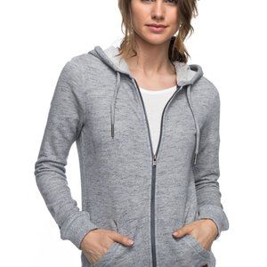 Roxy heather grey hoodie size L